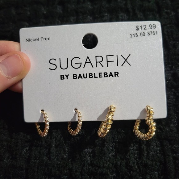 ‼️SUGARFIX by BaubleBar earrings‎ 2 set - Picture 2 of 3